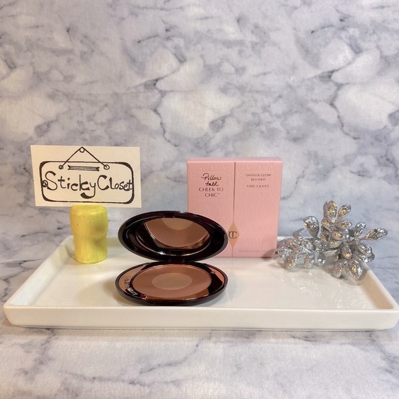 Charlotte Tilbury Cheek to Chic Blush Pillow Talk, NEW - Full Size 0.28 oz/8 g